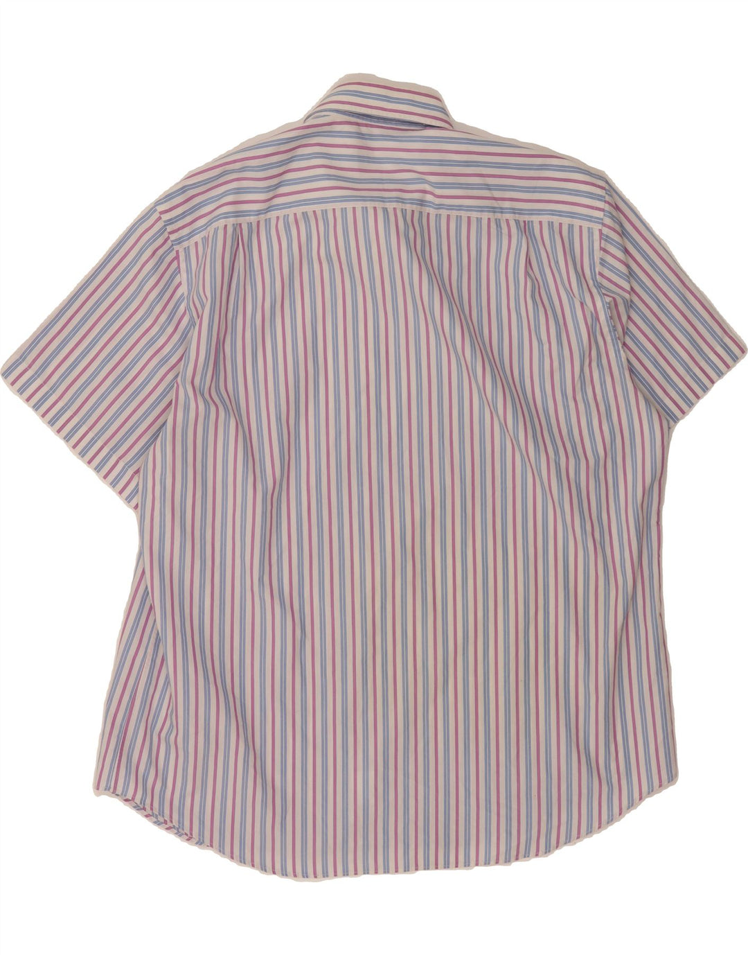 PIERRE CARDIN Mens Short Sleeve Shirt Size 44 XL Multicoloured Striped Vintage Pierre Cardin and Second-Hand Pierre Cardin from Messina Hembry 