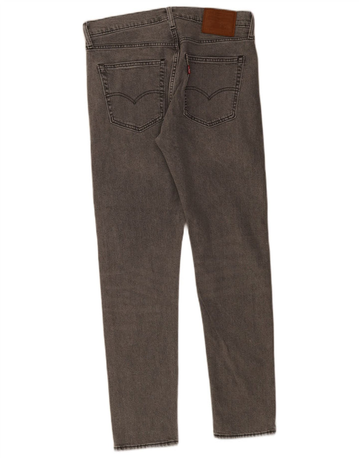 Levi's Mens 512 Slim Tapered Jeans W33 L32 Grey Cotton