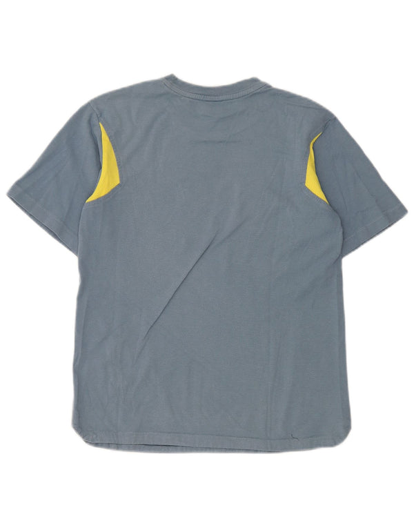 Nike Boys Graphic T-Shirt Top 12-13 Years Large Blue Colourblock Cotton