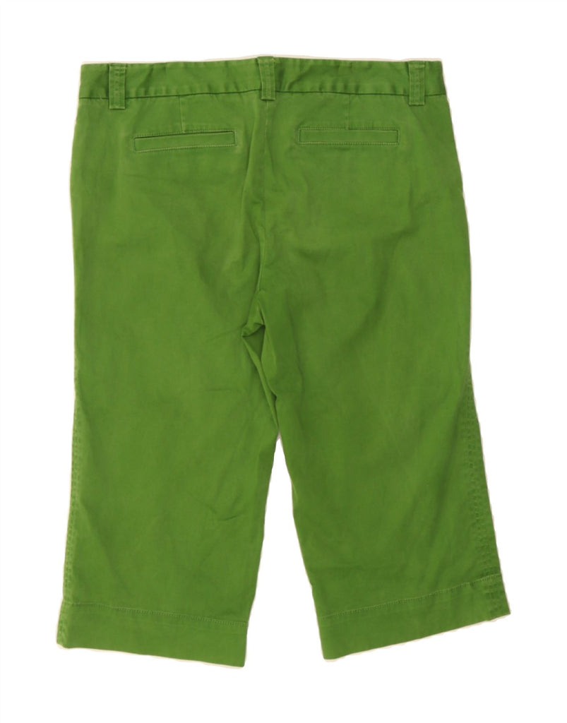 J. CREW Womens Favorite Fit Straight Capri Trousers US 14 XL W36 L20 Green Vintage J. Crew and Second-Hand J. Crew from Messina Hembry 