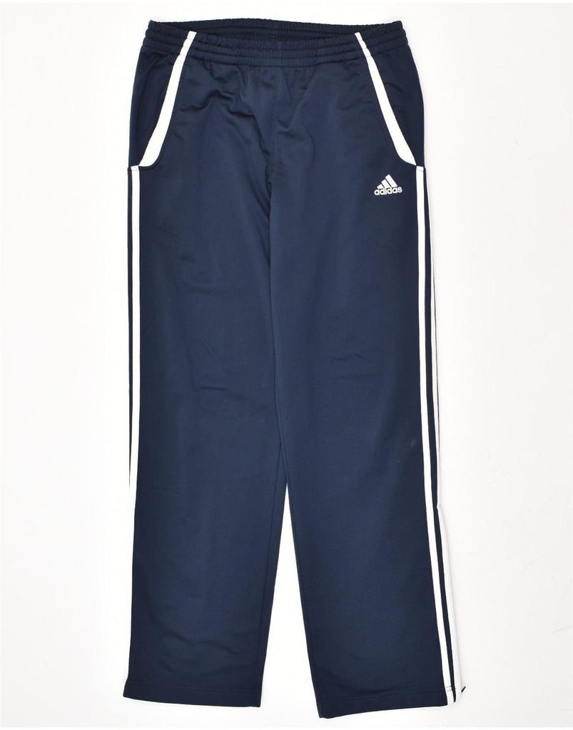 ADIDAS Mens Tracksuit Trousers Small Navy Blue Polyester | Vintage Adidas | Thrift | Second-Hand Adidas | Used Clothing | Messina Hembry 