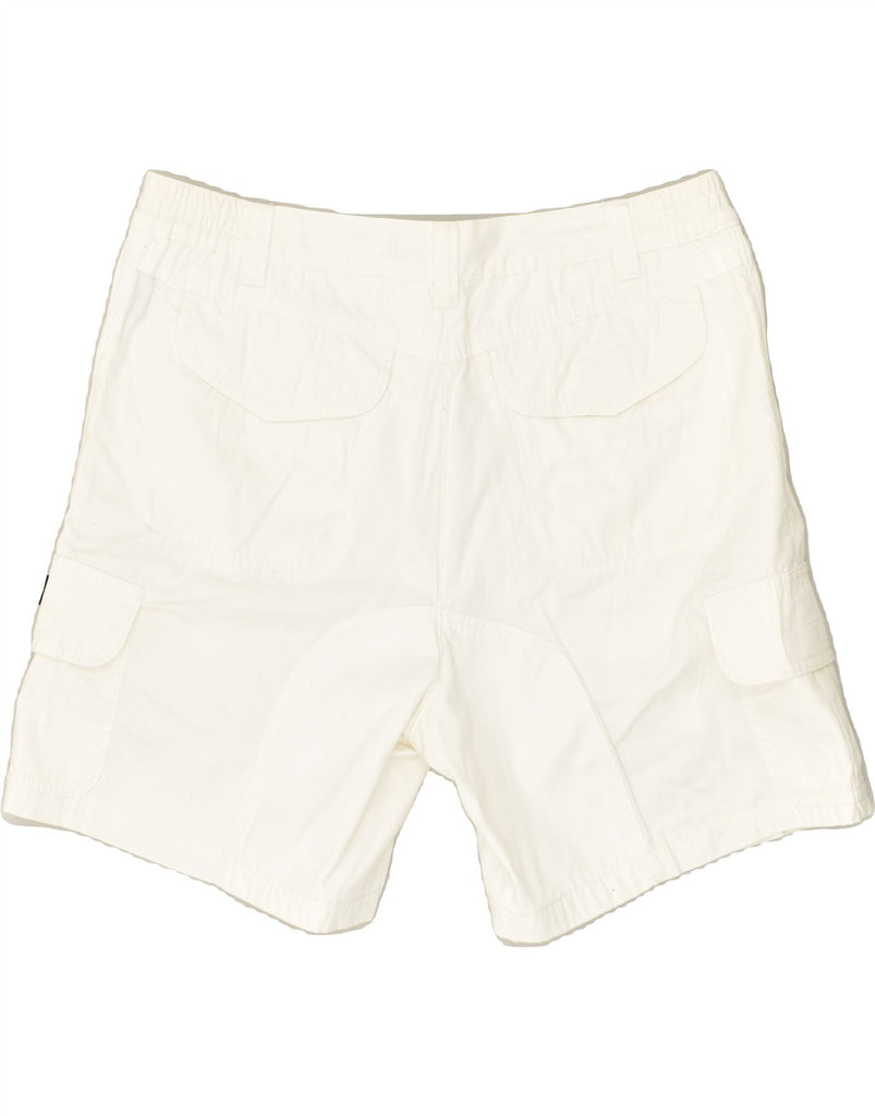 SLAM Mens Cargo Shorts W39 Large White Cotton | Vintage Slam | Thrift | Second-Hand Slam | Used Clothing | Messina Hembry 
