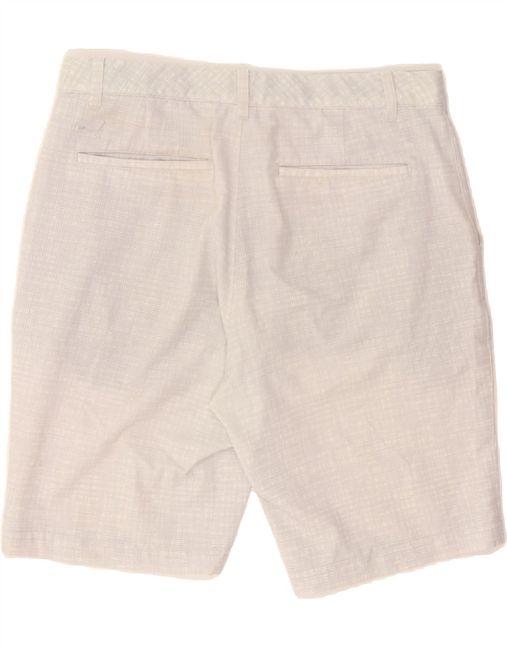 PUMA Mens Chino Shorts W32 Medium Grey Check Polyester Vintage Puma and Second-Hand Puma from Messina Hembry 