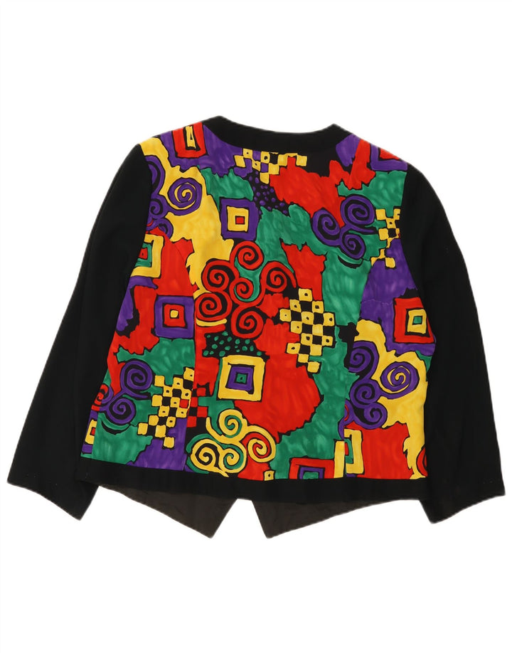 Hermann Lange Womens 3/4 Sleeve Blazer Jacket EU 44 XL Multicoloured