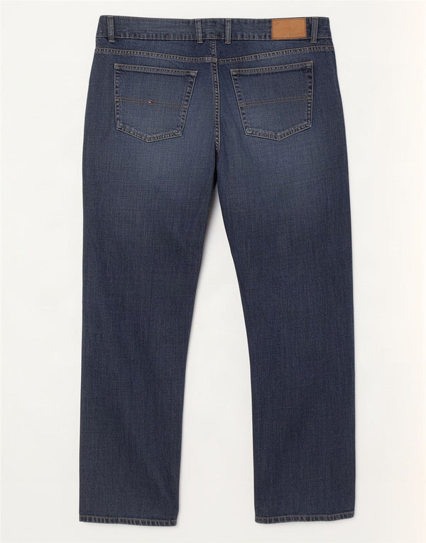 Tommy Hilfiger Mens Straight Jeans W38 L30 Blue Cotton