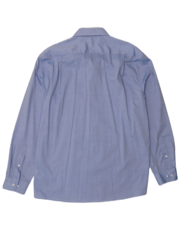 Tommy Hilfiger Mens Slim Fit Shirt Size 16 Large Blue