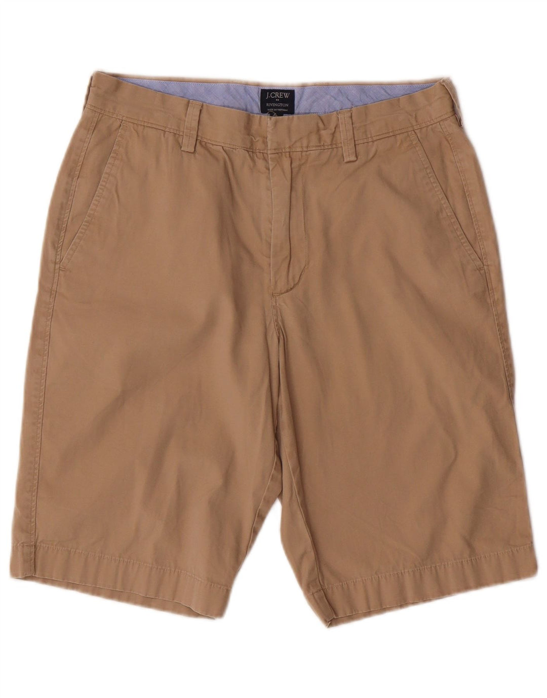 J. Crew Mens Rivington Chino Shorts W29 Small Beige Cotton