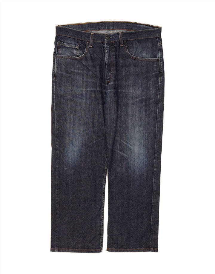 LEVI'S Mens 752 Straight Jeans W36 L27 Navy Blue Vintage Levi's and Second-Hand Levi's from Messina Hembry 