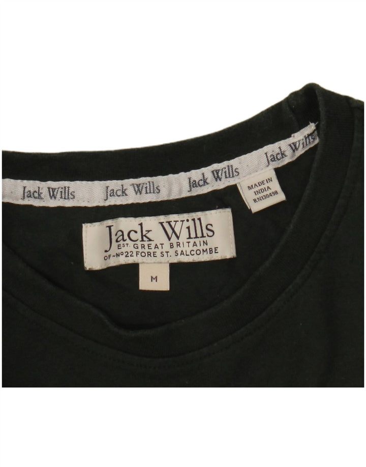 Jack Wills Mens Salcombe Devon T-Shirt Top Medium Khaki