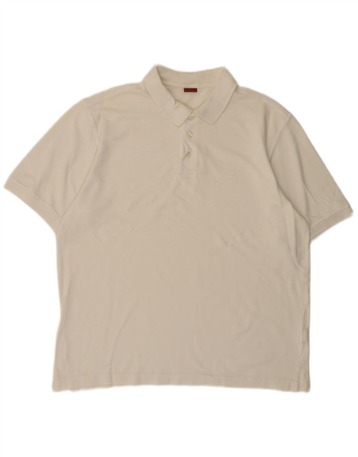 Invicta Mens Polo Shirt Large White Cotton