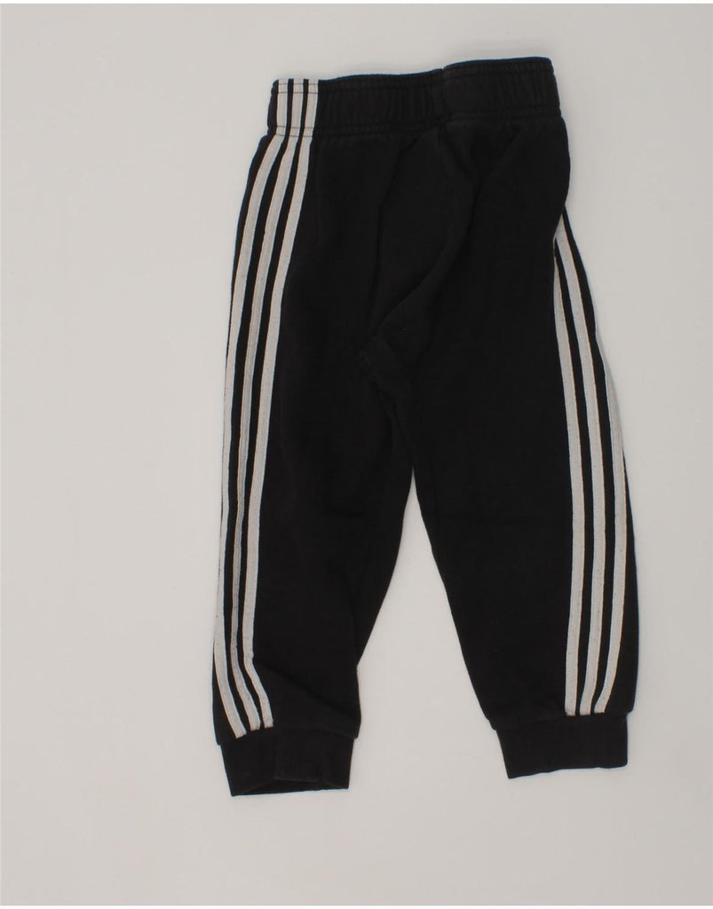 ADIDAS Boys Tracksuit Trousers Joggers 2-3 Years Black Cotton | Vintage Adidas | Thrift | Second-Hand Adidas | Used Clothing | Messina Hembry 