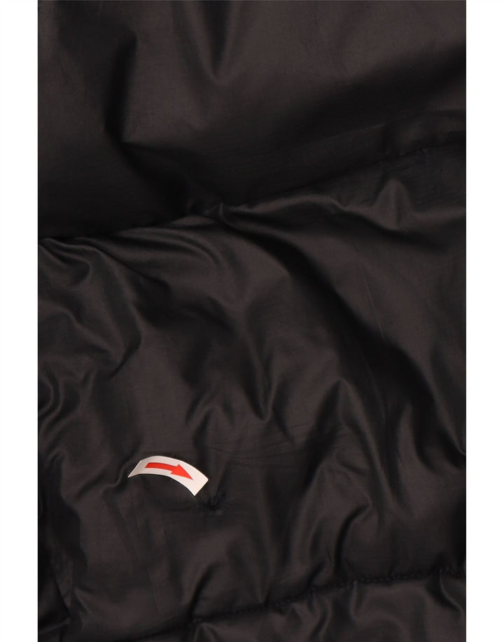 Columbia Womens Crop Padded Jacket UK 10 Small Navy Blue Polyester