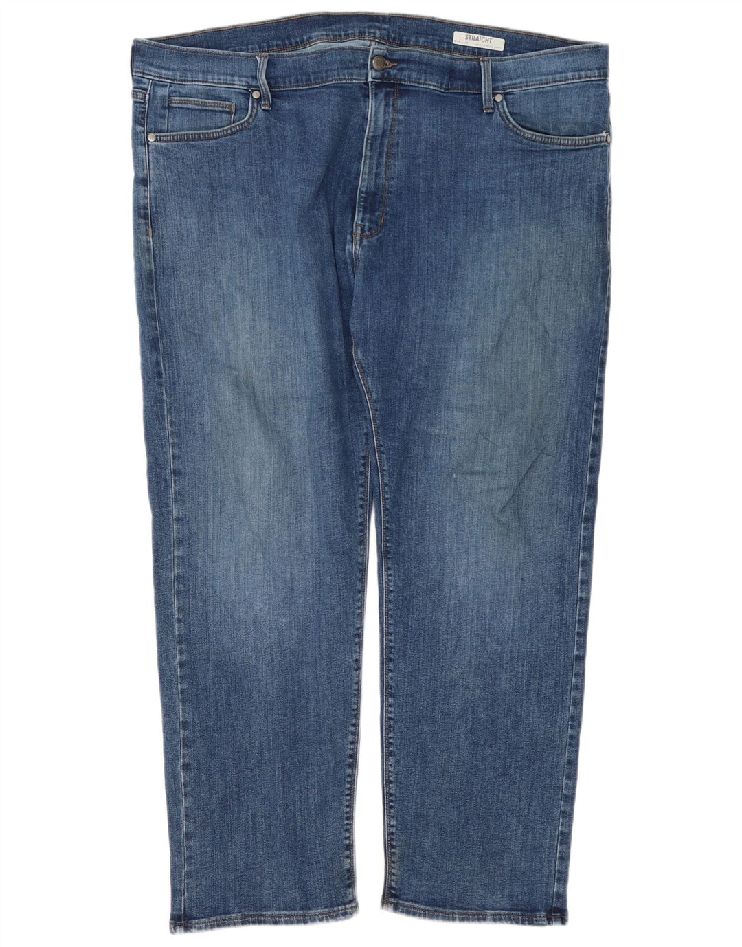 Marks & Spencer Mens Straight Jeans W44 L29 Blue Cotton
