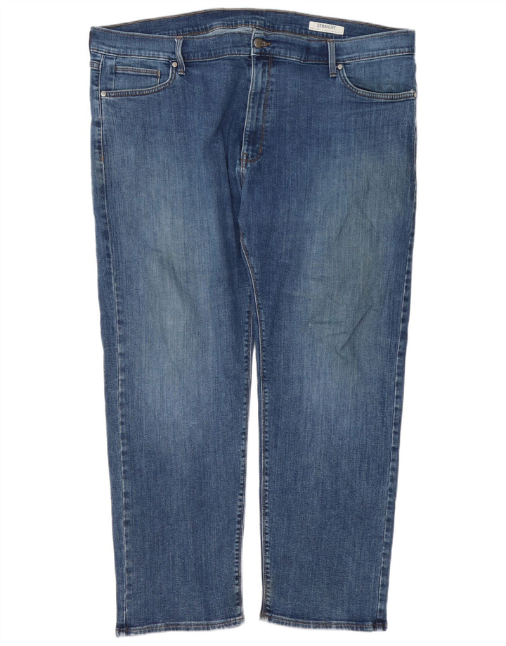 Marks & Spencer Mens Straight Jeans W44 L29 Blue Cotton