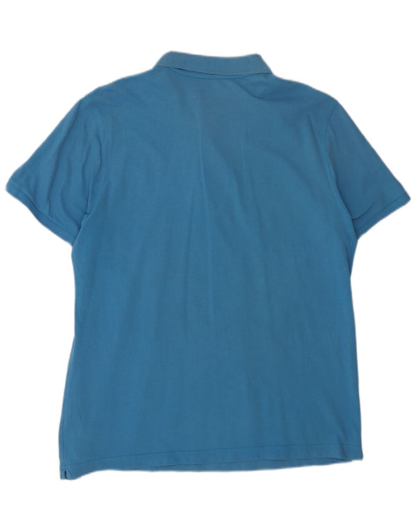 LOTTO Mens Polo Shirt 2XL Blue
