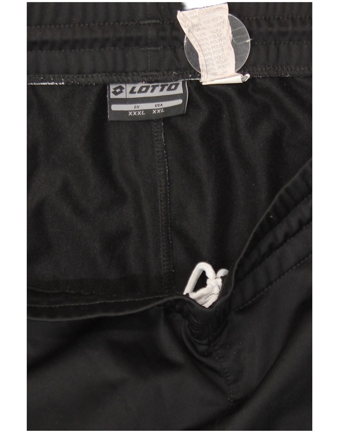 Lotto Womens Tracksuit Trousers UK 22 3XL Black Polyester