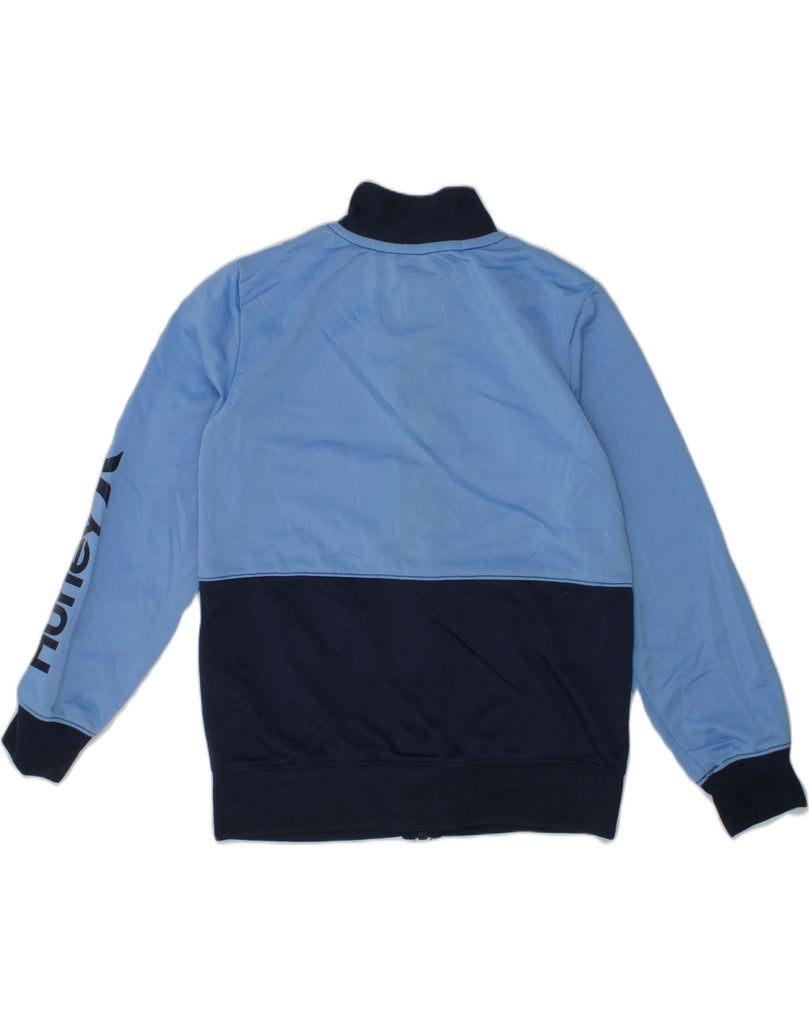 HURLEY Boys Tracksuit Top Jacket 6-7 Years Blue Colourblock Polyester | Vintage Hurley | Thrift | Second-Hand Hurley | Used Clothing | Messina Hembry 