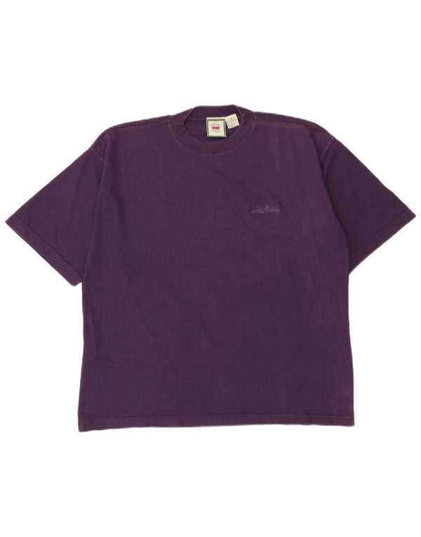 Levi's Mens T-Shirt Top Medium Purple Cotton