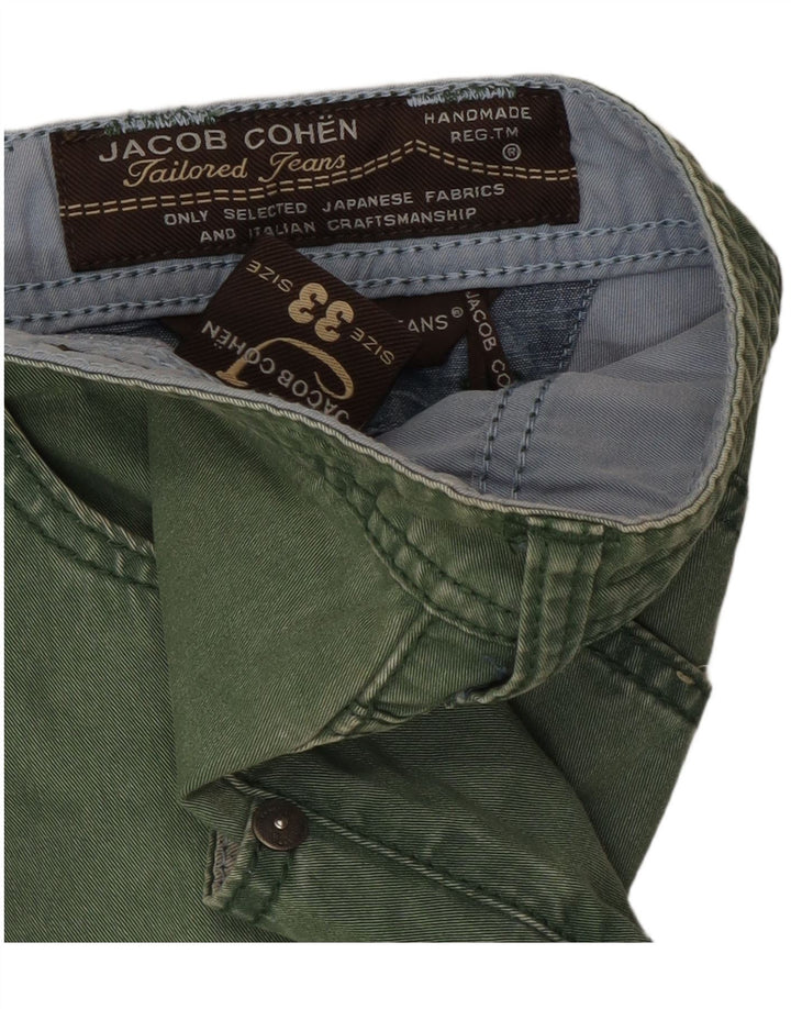 Jacob Cohen Mens Straight Jeans W33 L33 Green