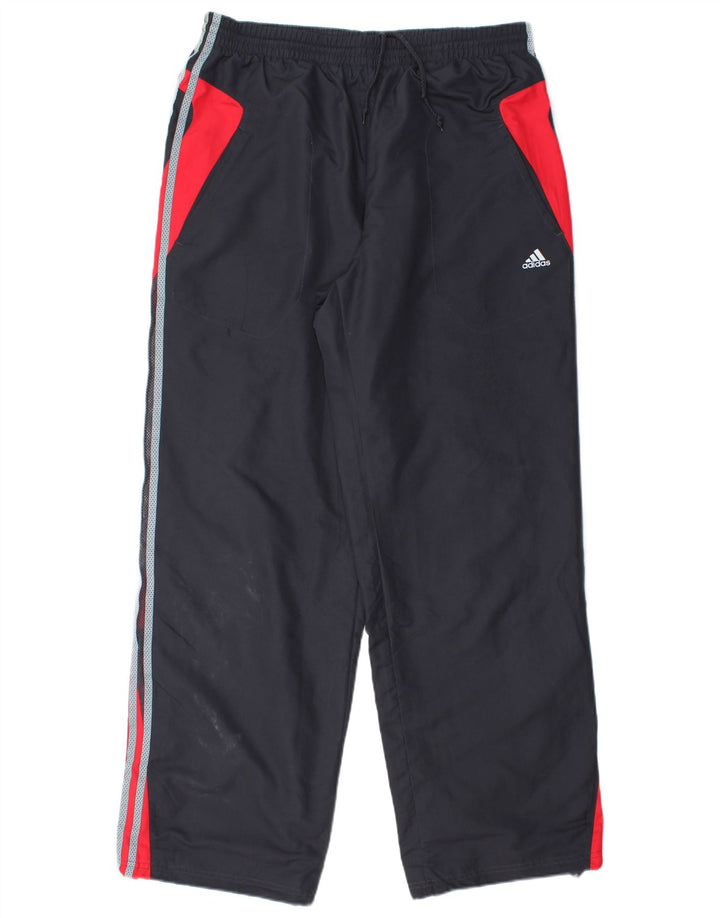 Adidas Mens Climacool Tracksuit Trousers Large  Black Colourblock Polyester