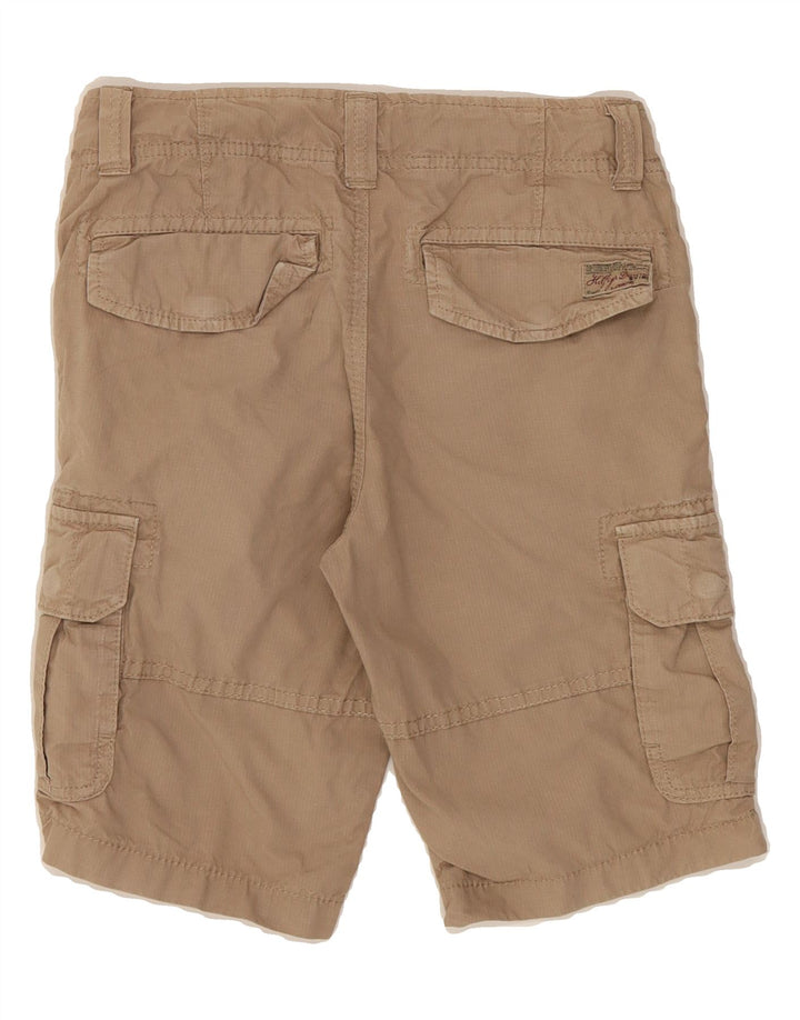 TOMMY HILFIGER Boys Cargo Shorts 9-10 Years W24  Beige Cotton Vintage Tommy Hilfiger and Second-Hand Tommy Hilfiger from Messina Hembry 