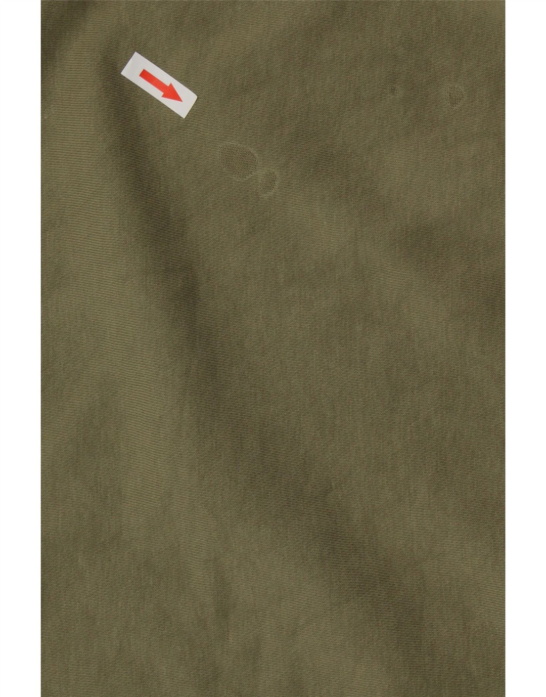 ADIDAS Womens Crop Oversized Sweatshirt Jumper UK 14 Large Khaki Cotton