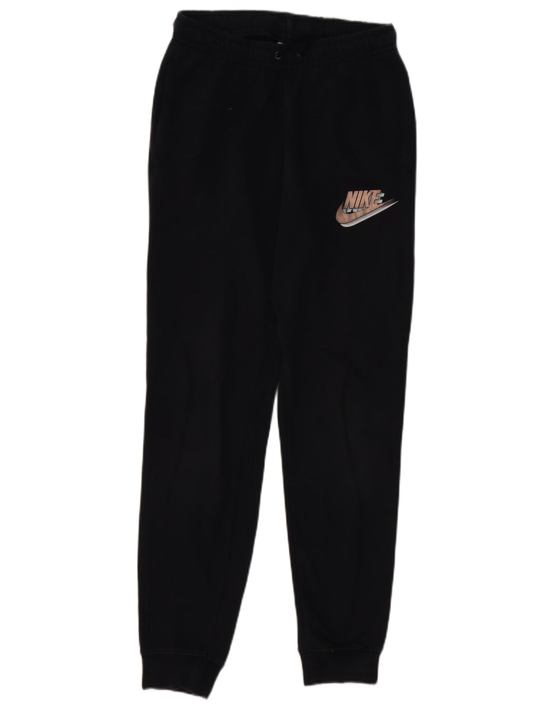Nike Mens Graphic Tracksuit Trousers Joggers Small  Black Cotton