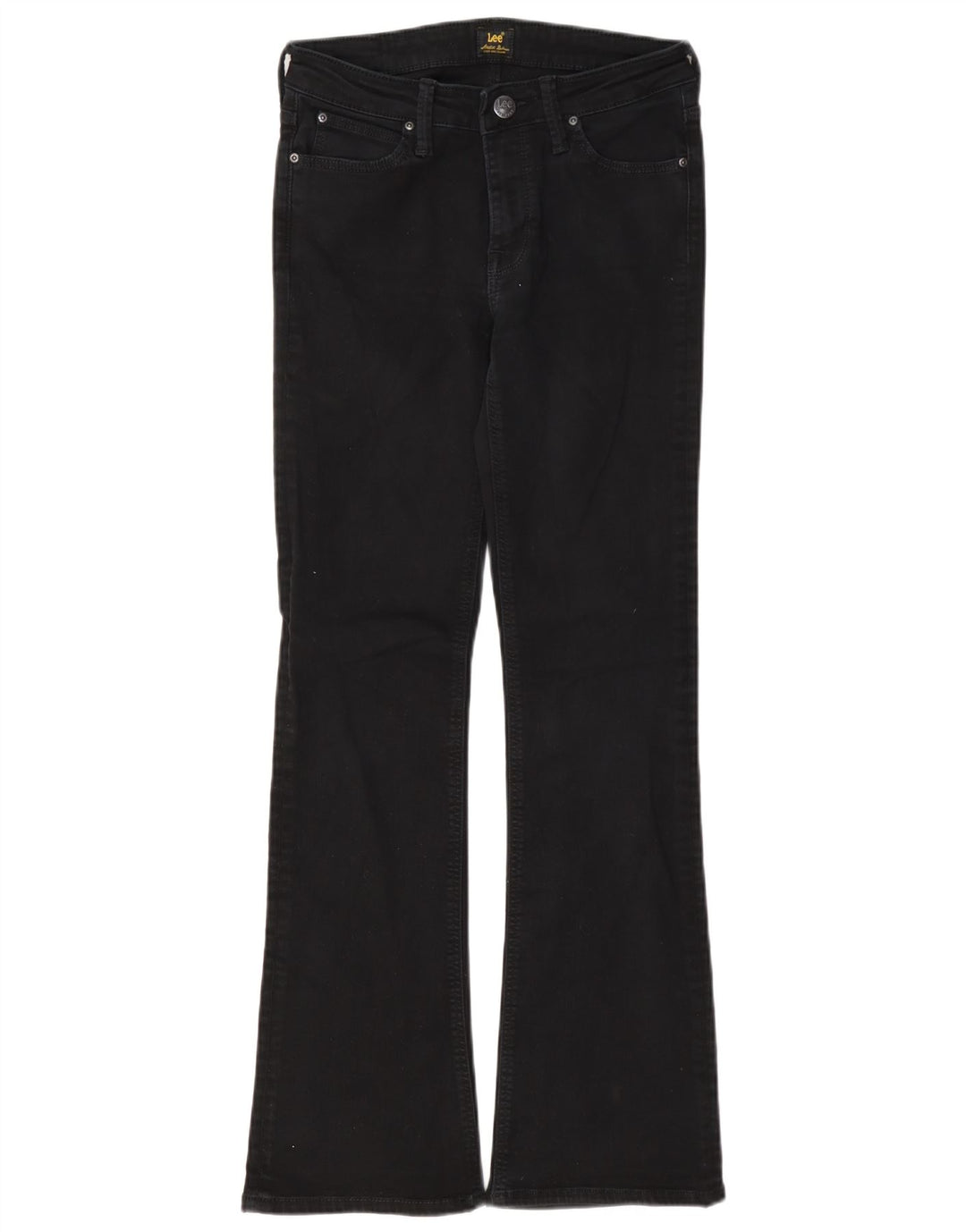Lee Womens Hoxie Bootcut Jeans W28 L31 Black Cotton