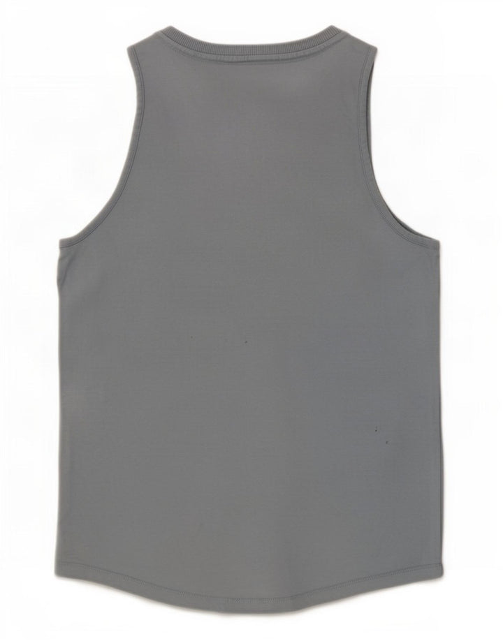 Jack & Jones Mens Graphic Vest Top Large Grey
