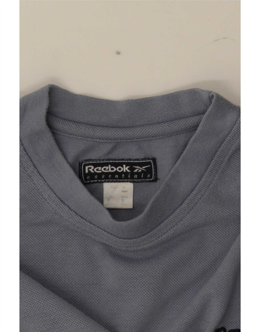 Reebok Womens Crop T-Shirt Top UK 10 Small Grey