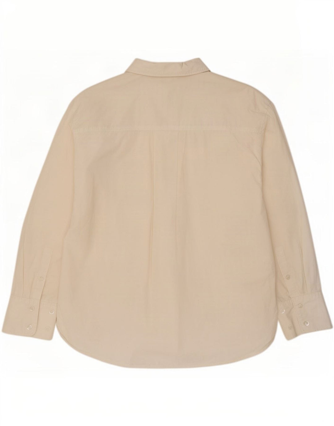 Zara Womens Oversized Shirt UK 14 Medium White Cotton