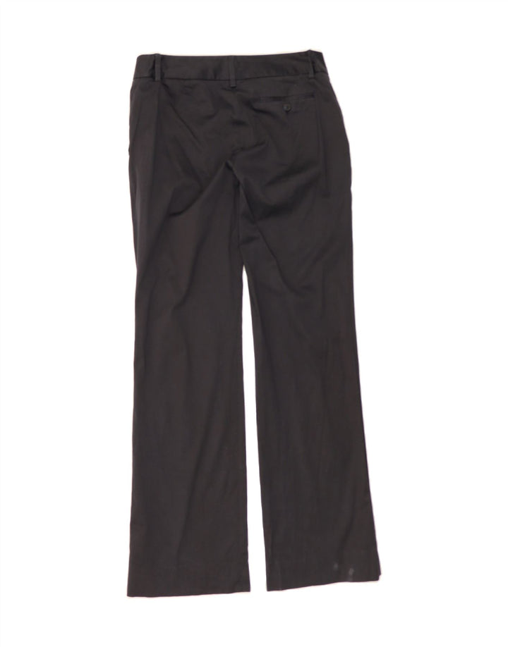 MASSIMO DUTTI Womens Bootcut Chino Trousers W28 L31 Black Cotton Vintage Massimo Dutti and Second-Hand Massimo Dutti from Messina Hembry 