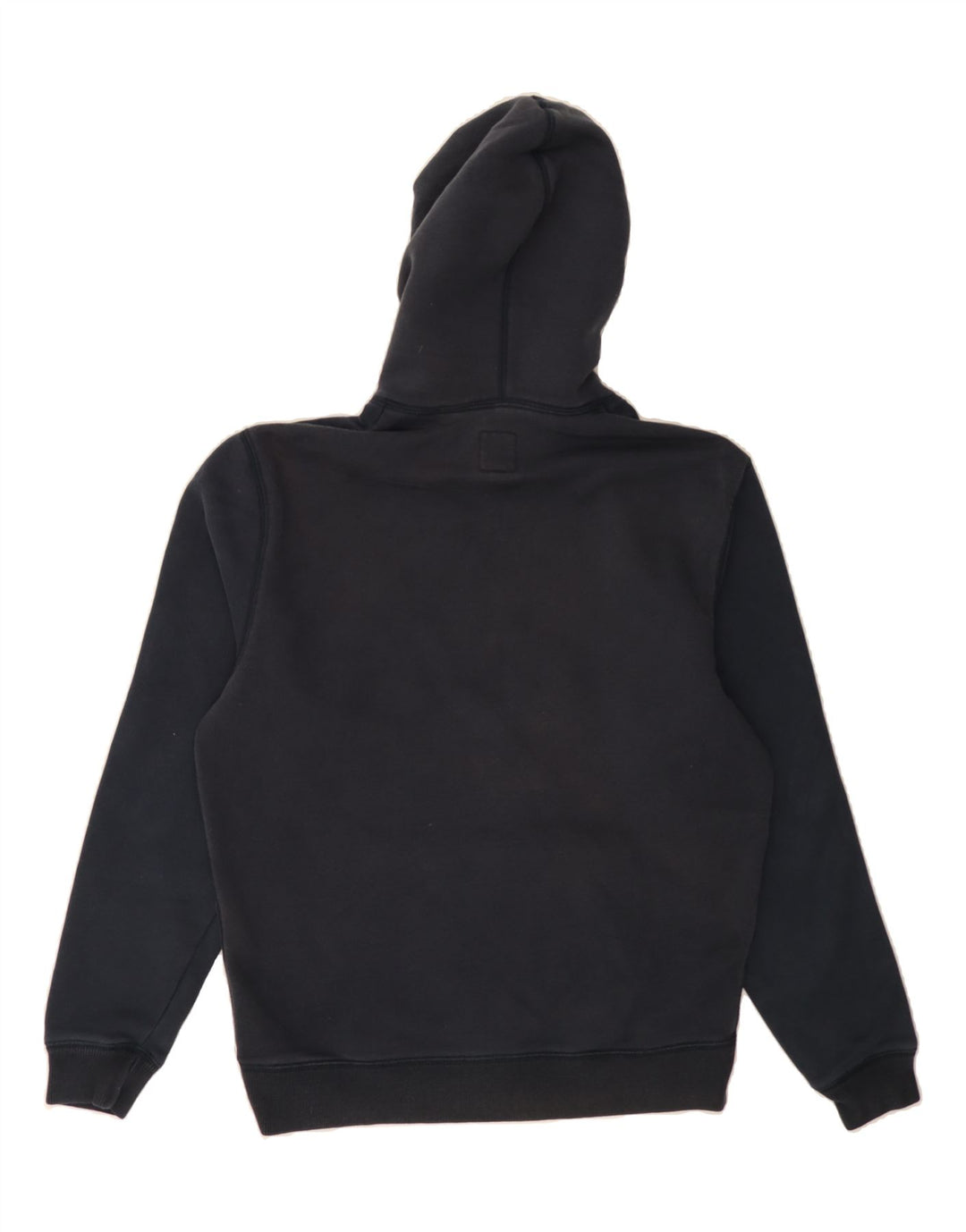 JACK WILLS Mens Graphic Hoodie Jumper Medium Navy Blue Cotton Vintage Jack Wills and Second-Hand Jack Wills from Messina Hembry 