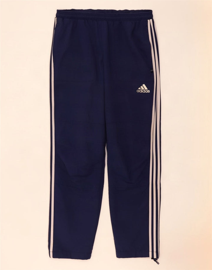 Adidas Mens Tracksuit Trousers Medium Navy Blue Polyamide