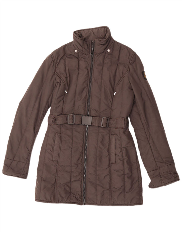 Refrigiwear Womens Cruz Windbreaker Coat UK 14 Medium Brown Nylon