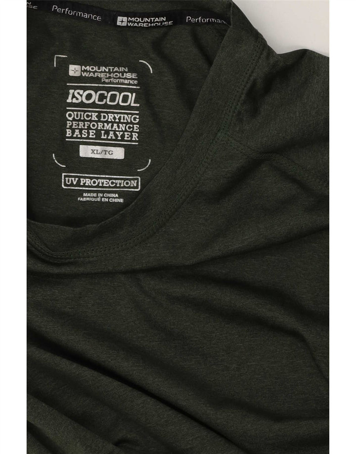 Mountain Warehouse Mens IsoCool T-Shirt Top XL Green