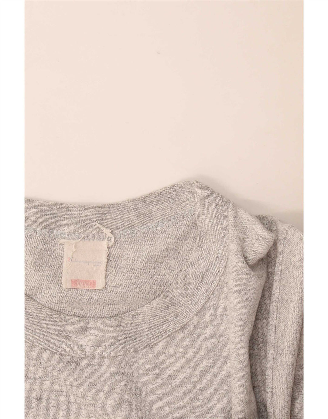 Champion Mens T-Shirt Top Small Grey Flecked Cotton