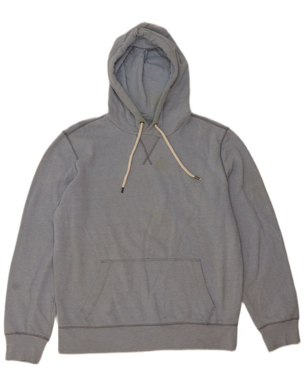 Gap Mens Hoodie Jumper Large Blue Cotton