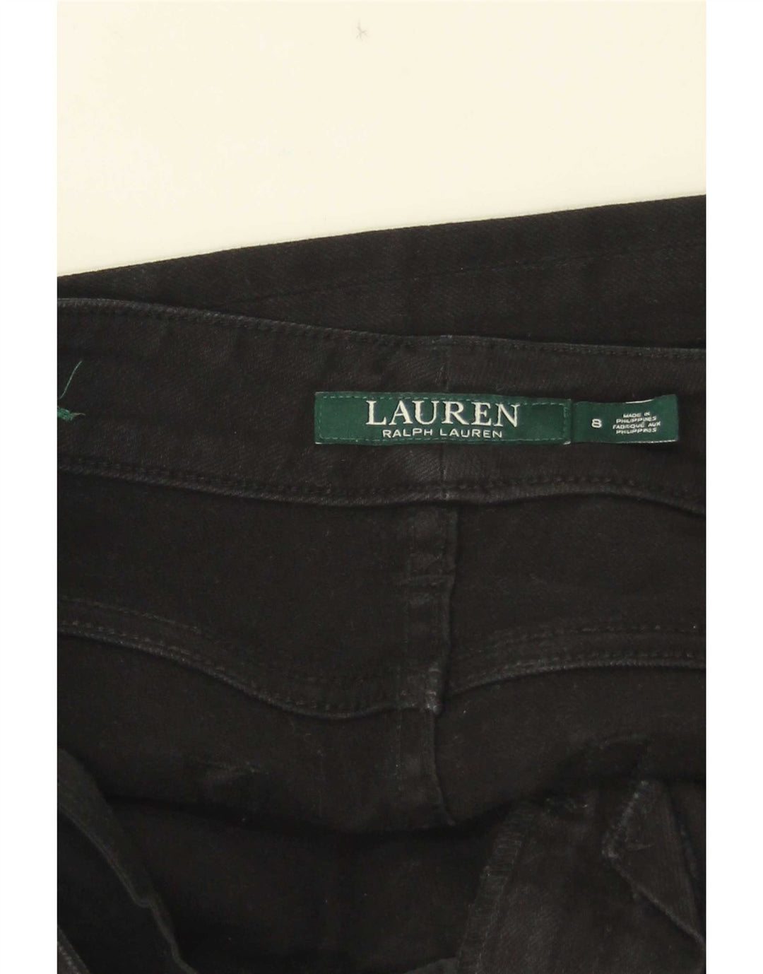 Ralph Lauren Womens Slim Jeans US 8 Medium W33 L31 Black Cotton
