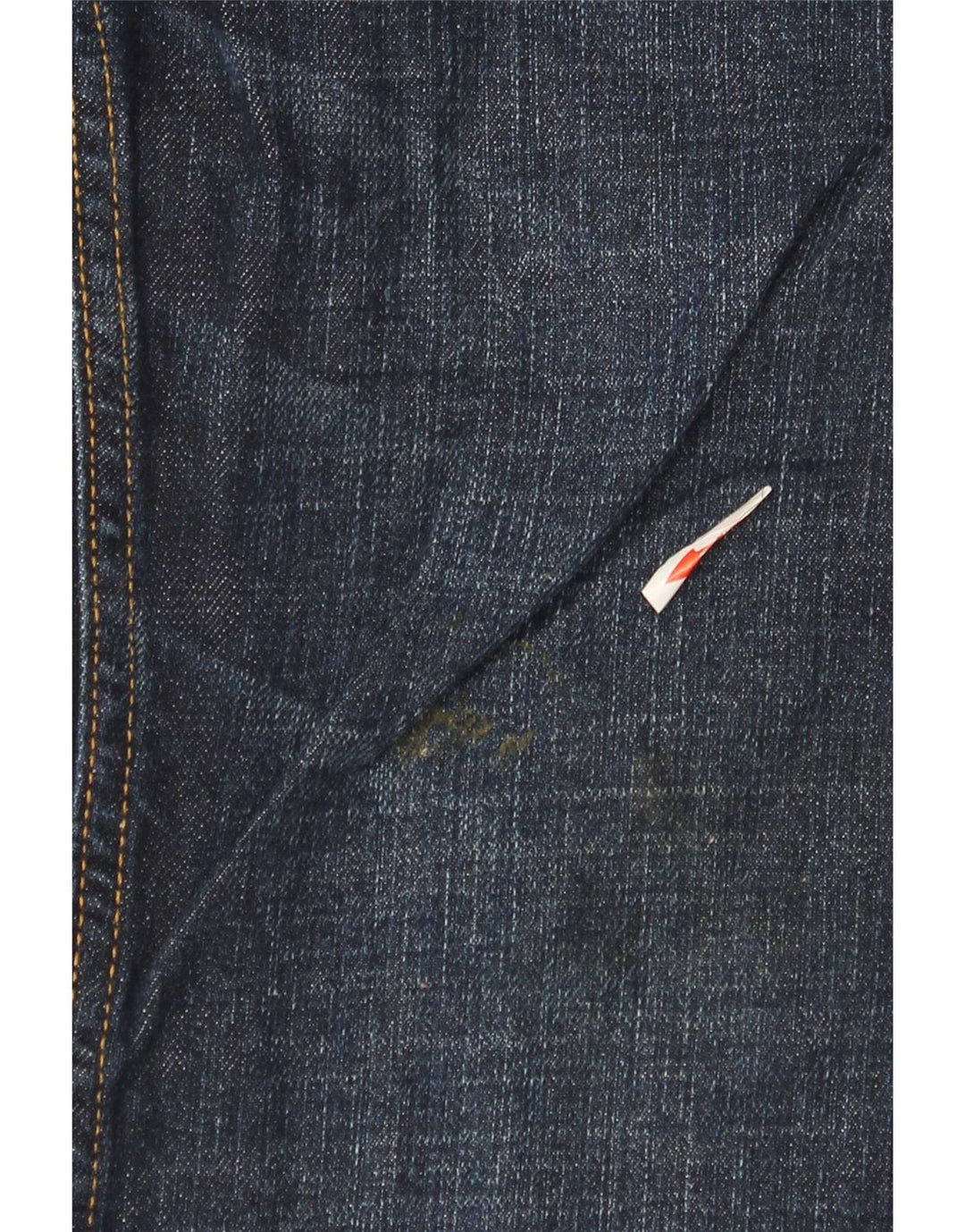 Weird Fish Womens Straight Jeans W36 L28 Navy Blue Cotton