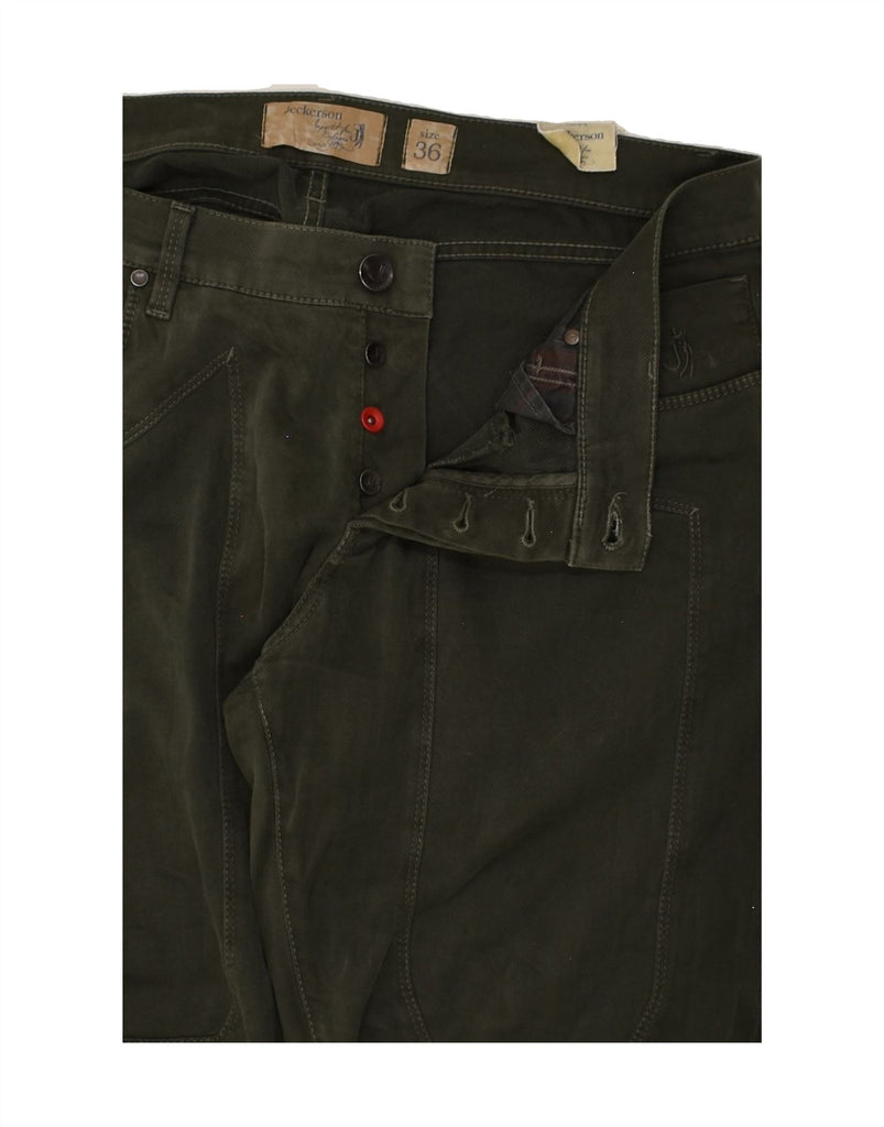 JECKERSON Mens Slim Jeans W36 L33  Green Cotton | Vintage Jeckerson | Thrift | Second-Hand Jeckerson | Used Clothing | Messina Hembry 