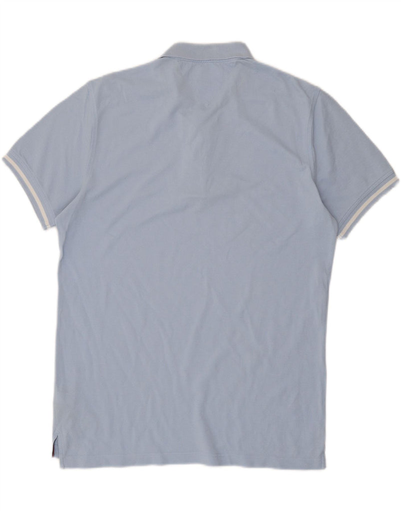 TOMMY HILFIGER Mens Regular Fit Polo Shirt Large Blue Cotton Vintage Tommy Hilfiger and Second-Hand Tommy Hilfiger from Messina Hembry 