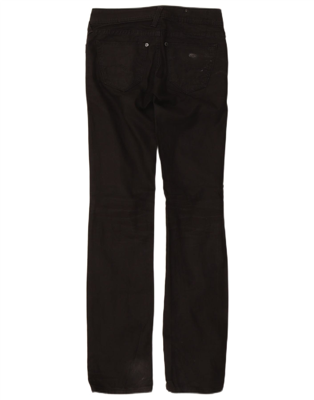 G-Star Womens Straight Jeans W29 L34 Black Cotton