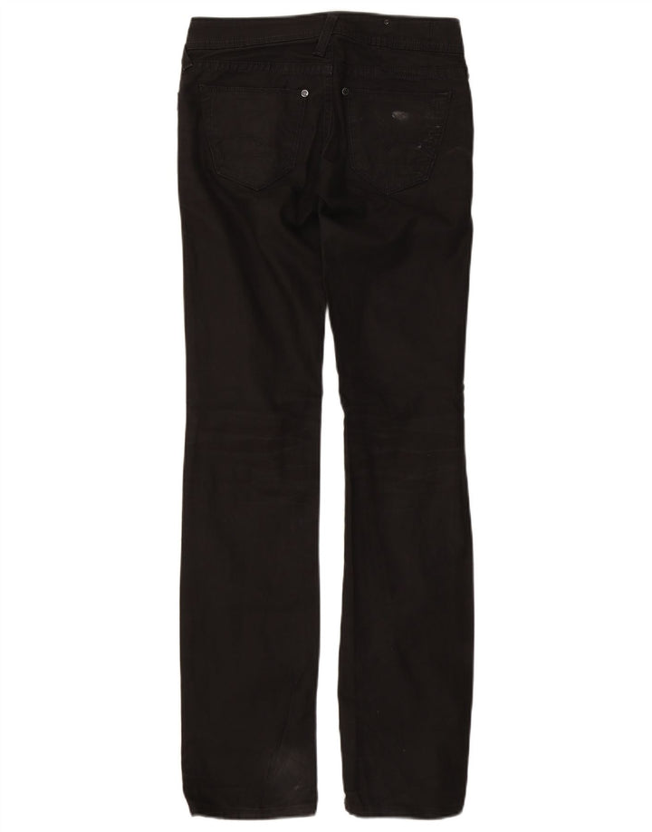 G-Star Womens Straight Jeans W29 L34 Black Cotton