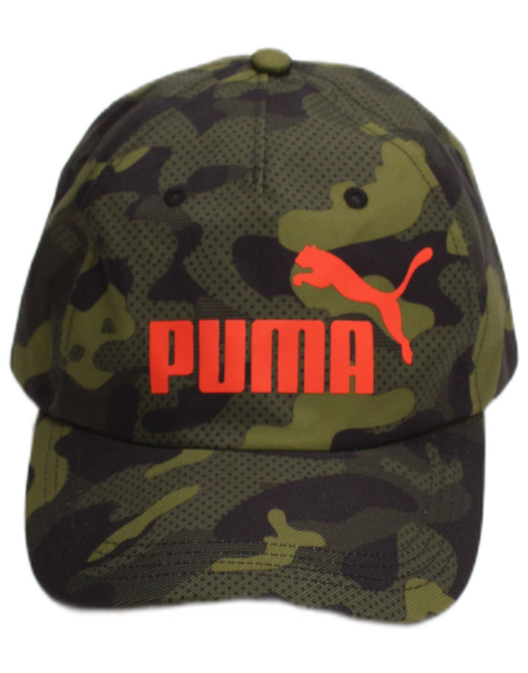 Puma Boys Graphic Baseball Cap One Size Green Polyester