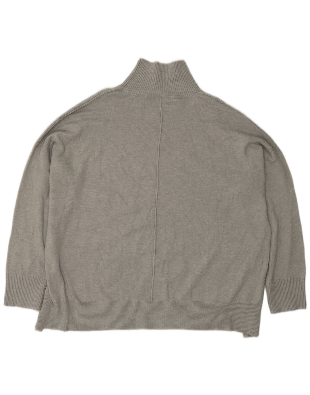 French Connection Womens Turtle Neck Jumper Sweater UK 14 Medium Grey