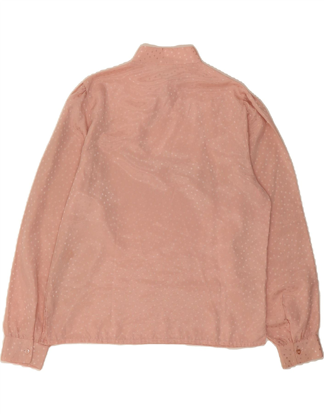 VINTAGE Womens Pullover Shirt Blouse IT 46 Large Pink Spotted Vintage Vintage and Second-Hand Vintage from Messina Hembry 