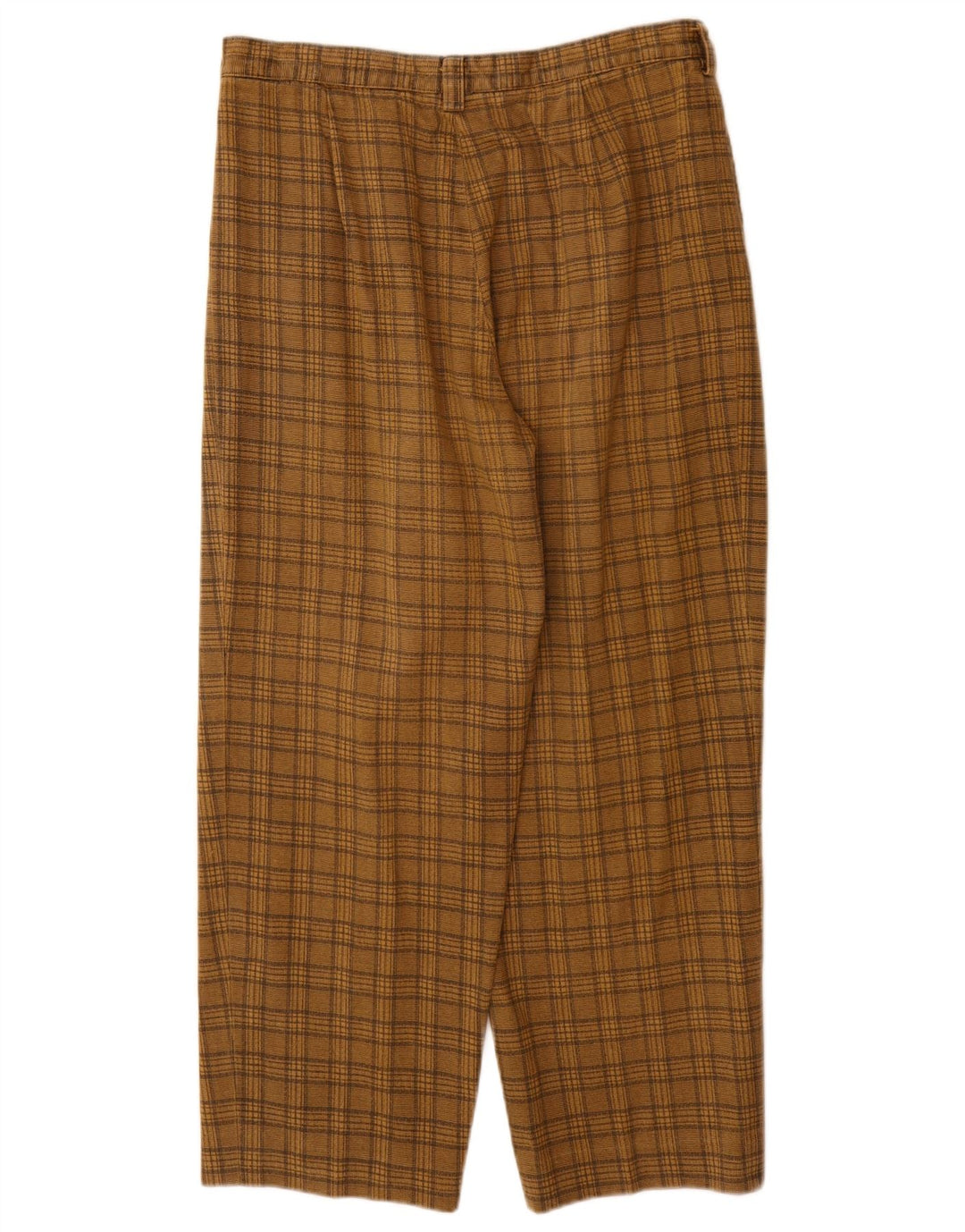Vintage Mens Pegged Suit Trousers W30 L27 Brown Check