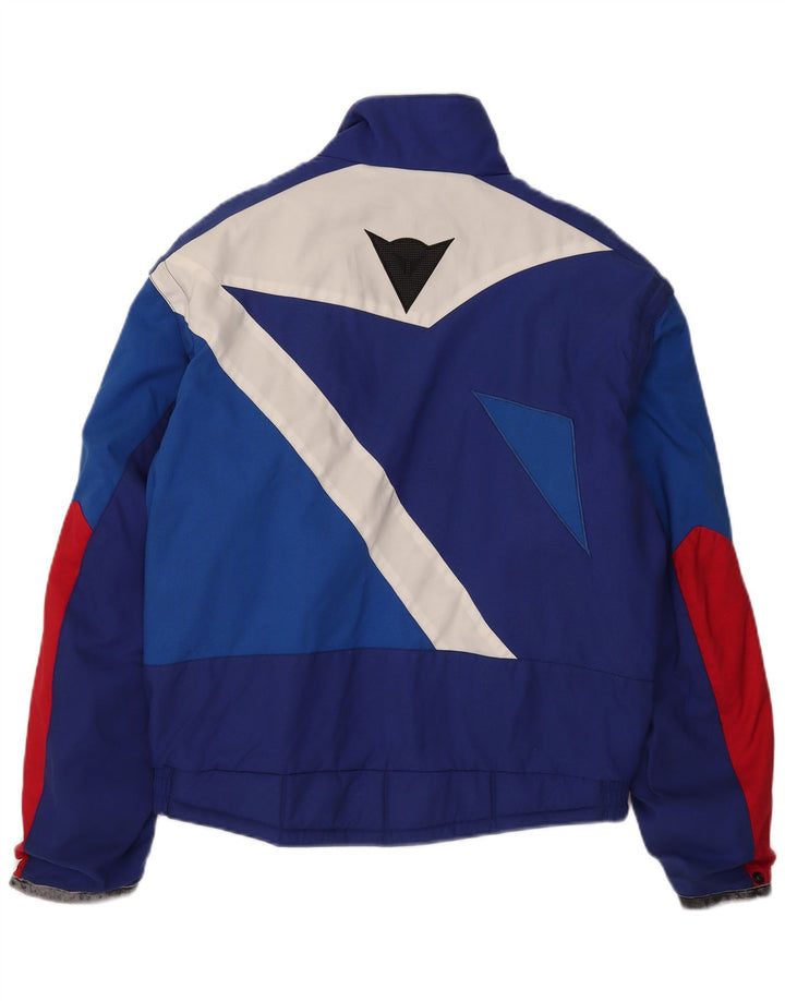 Dainese Mens Racer Jacket Size 54 Large Blue Colourblock Nylon