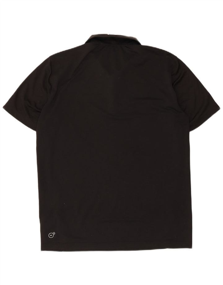 Puma Mens Golf Polo Shirt Large Black Polyester